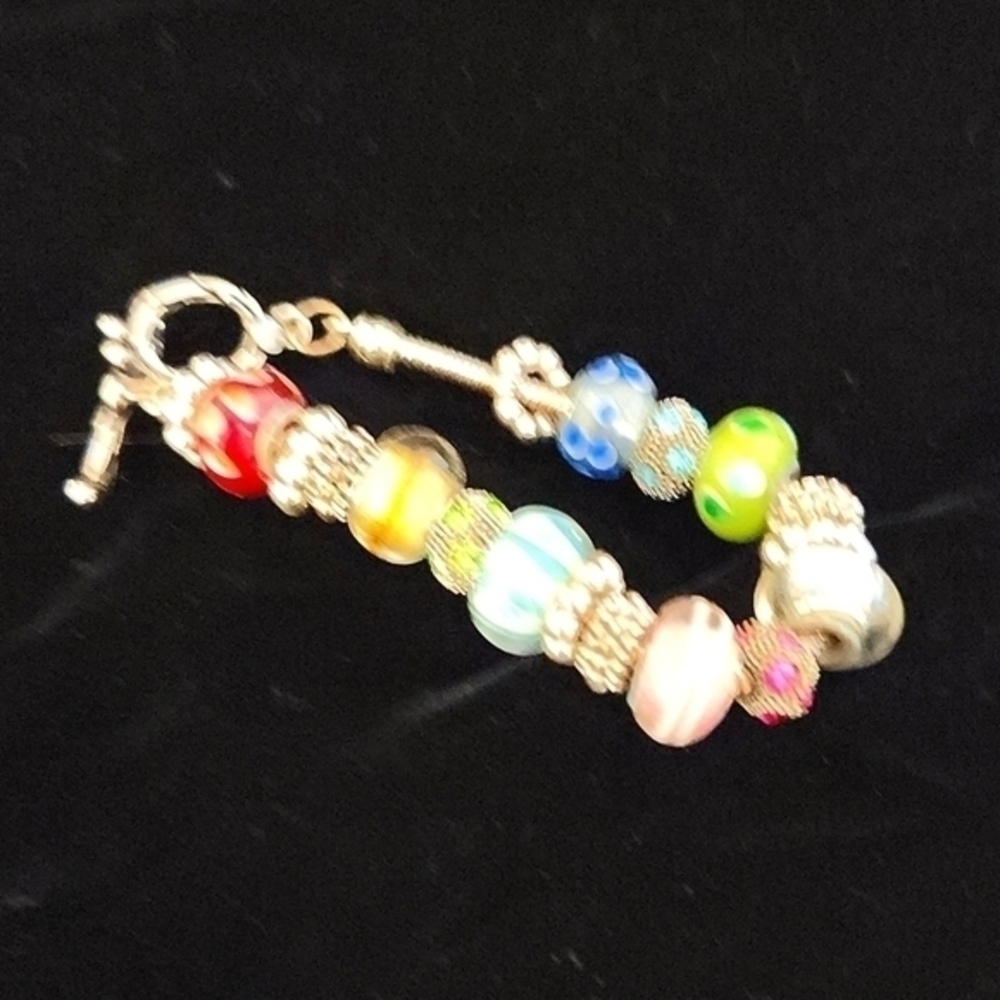 29. Colorful charm bracelet